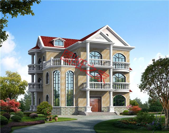 5套三層別墅設計圖，想蓋房的您值得參考！