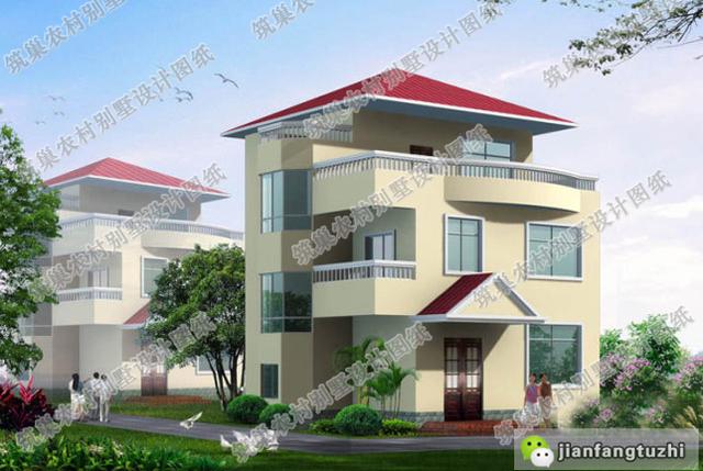 二層半，三層小平米別墅設(shè)計(jì)圖，造價(jià)低廉，值得選購！