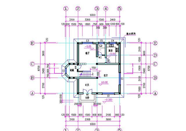 二層半，三層小平米別墅設(shè)計(jì)圖，造價(jià)低廉，值得選購！