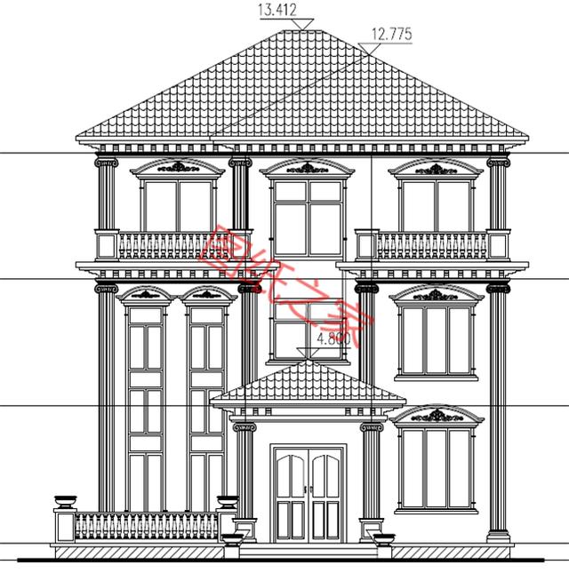 自建房設計圖，簡單大氣，最重要的是符合您的審美要求！