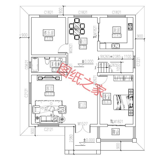 自建房設計圖，簡單大氣，最重要的是符合您的審美要求！