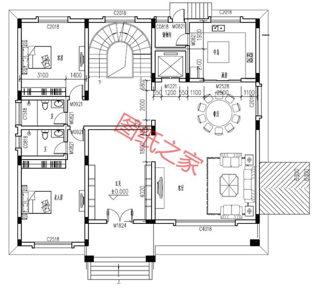 自建房設計圖，簡單大氣，最重要的是符合您的審美要求！