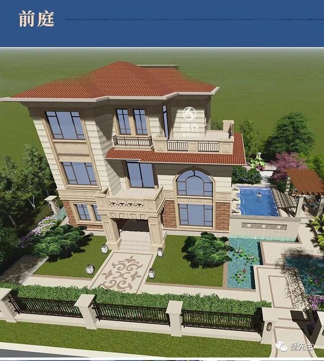 簡約歐式別墅設計圖，增加您的生活趣味性！