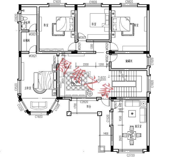 三層小樓設(shè)計圖，色彩鮮艷、戶型合理，總有一款打動你的心！
