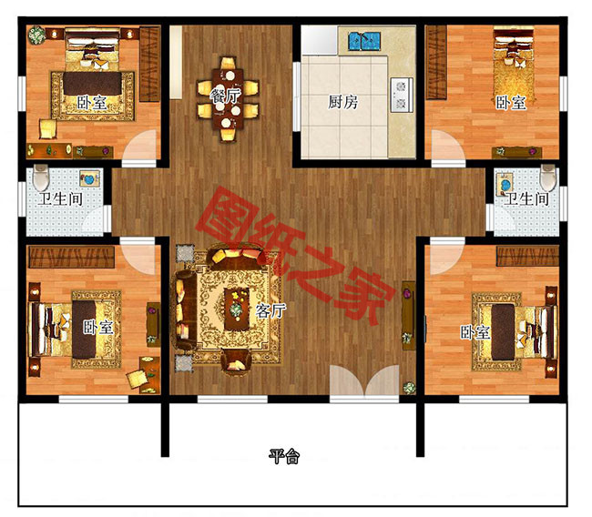 貼心好看的農村10萬元一層小別墅圖，養老首選