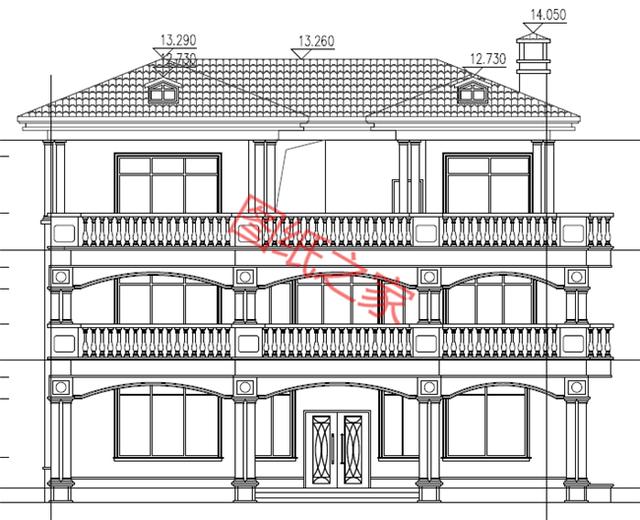 三層自建房設(shè)計(jì)圖，安享舒適大氣的生活，讓鄰居羨慕不已！