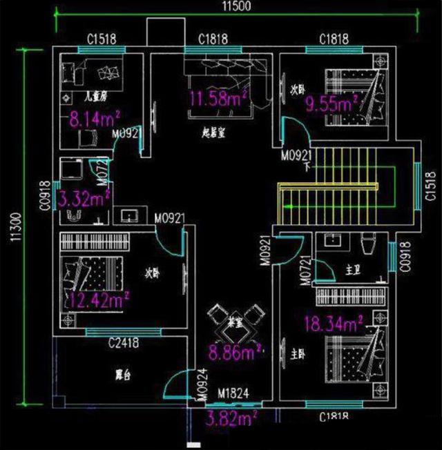 三套二層別墅設計圖，設計獨到，讓您耳目一新！