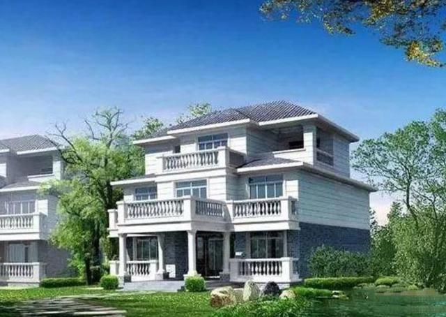 獨特的別墅設計圖，外觀美觀大方又清新亮麗！