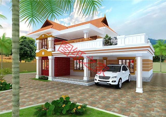 5套二層別墅設(shè)計圖，外觀精美設(shè)施齊全，供您參考