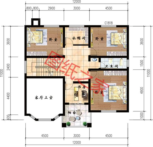5套二層別墅設(shè)計圖，外觀精美設(shè)施齊全，供您參考
