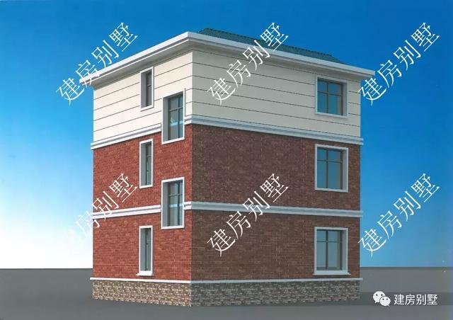 面寬9米多的別墅設(shè)計(jì)圖，主體造價(jià)低，外觀精美!