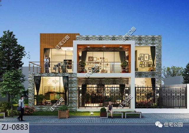 獨特庭院別墅設計圖，讓別人羨慕去吧！