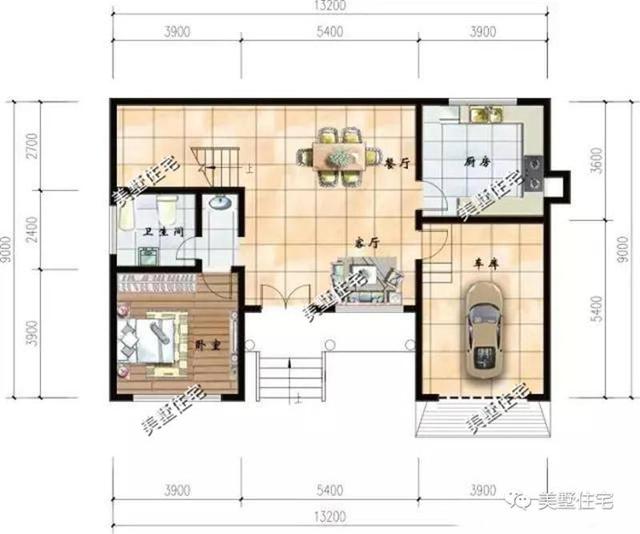 小戶型別墅設計圖，面積雖小布局精美！