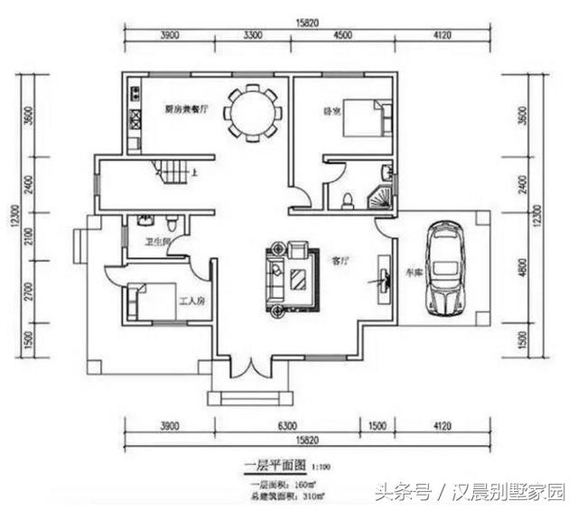 2款漂亮二層別墅設計圖，主體造價低廉！