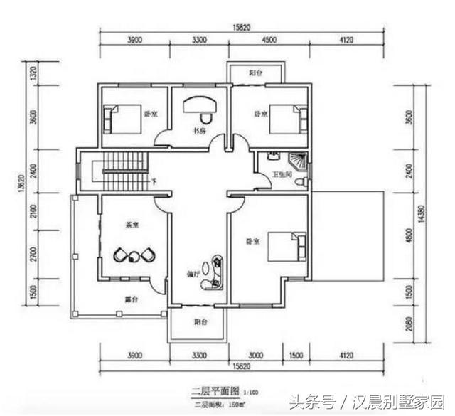 2款漂亮二層別墅設計圖，主體造價低廉！