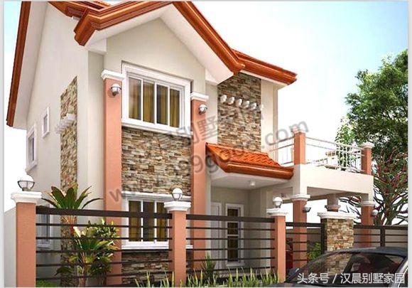 2款漂亮二層別墅設計圖，主體造價低廉！