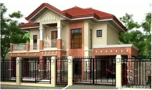 2款漂亮二層別墅設計圖，主體造價低廉！