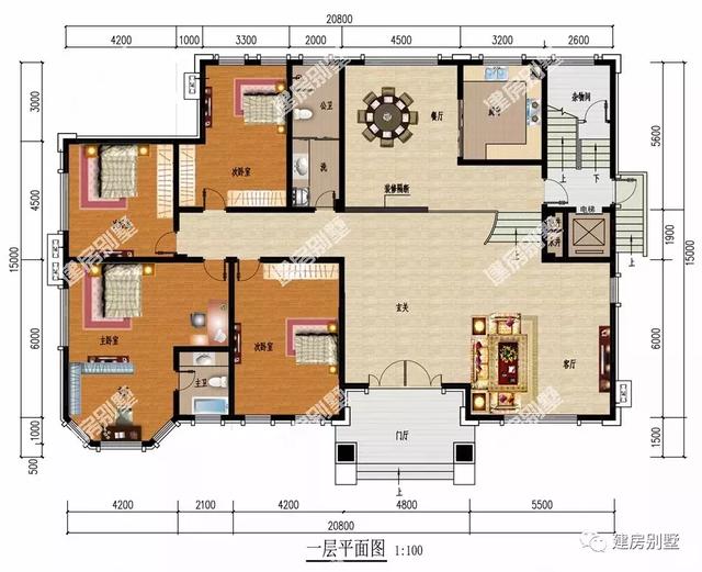 內有電梯的別墅設計圖，您喜歡嗎？