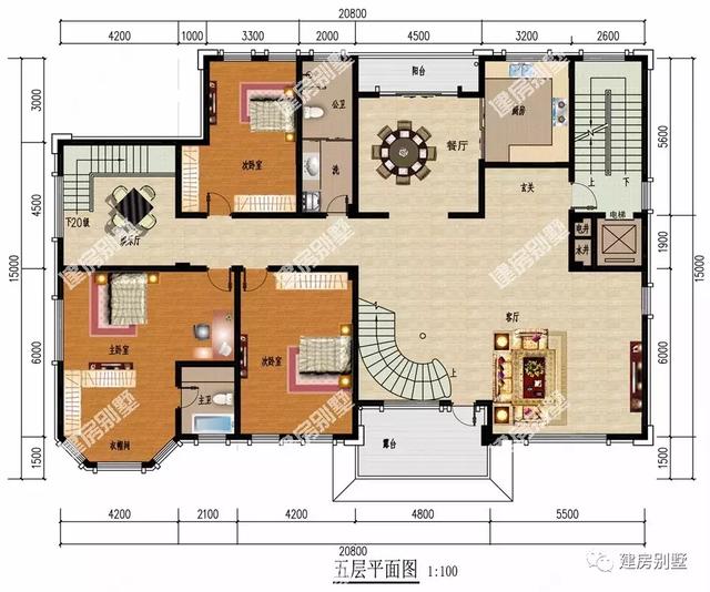 內有電梯的別墅設計圖，您喜歡嗎？