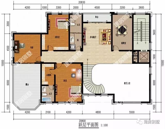 內有電梯的別墅設計圖，您喜歡嗎？