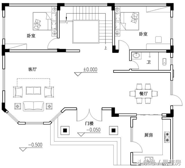霸氣別墅設計圖，獨特的外觀，嚴謹的結構！