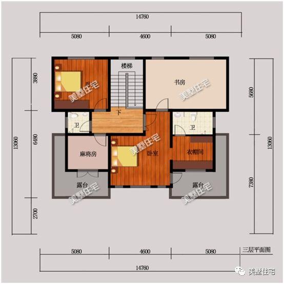 5款帶院子別墅設計圖，十一去游玩不如在家建別墅！