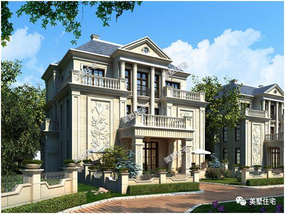 5款帶院子別墅設計圖，十一去游玩不如在家建別墅！