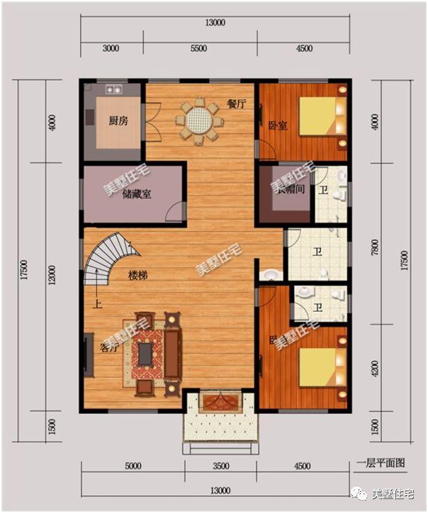 5款帶院子別墅設計圖，十一去游玩不如在家建別墅！