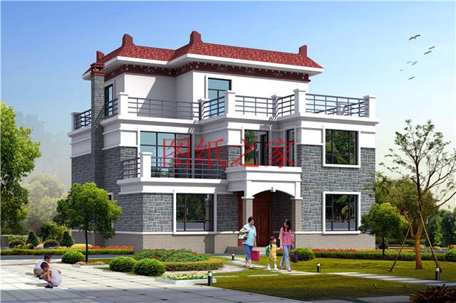 6套三層別墅設計圖，居住舒適、經濟適用，快來選購吧！