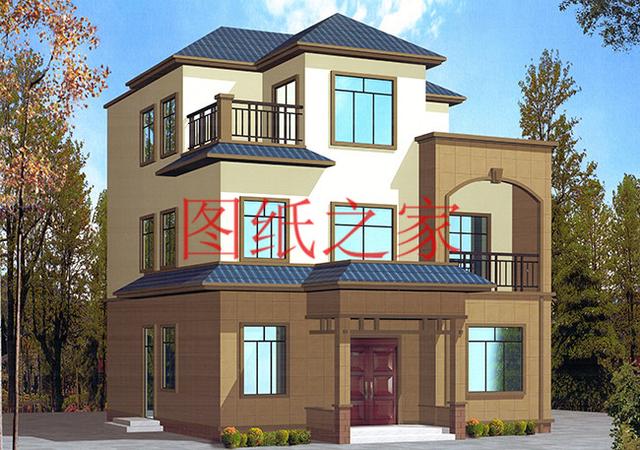 三層農村自建房，大氣恢弘、氣派非凡，您值得建造！