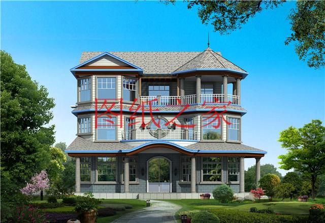 三層農村自建房，大氣恢弘、氣派非凡，您值得建造！