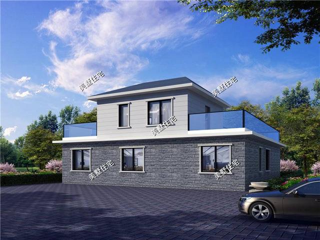 新中式四合院別墅設計圖，送給父母最舒適的環境！