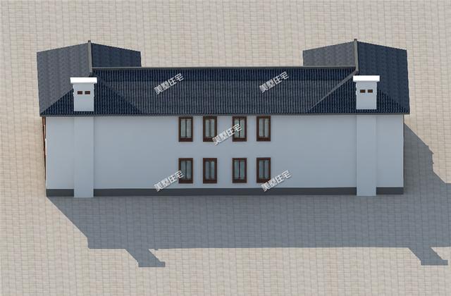 新中式四合院別墅設計圖，送給父母最舒適的環境！