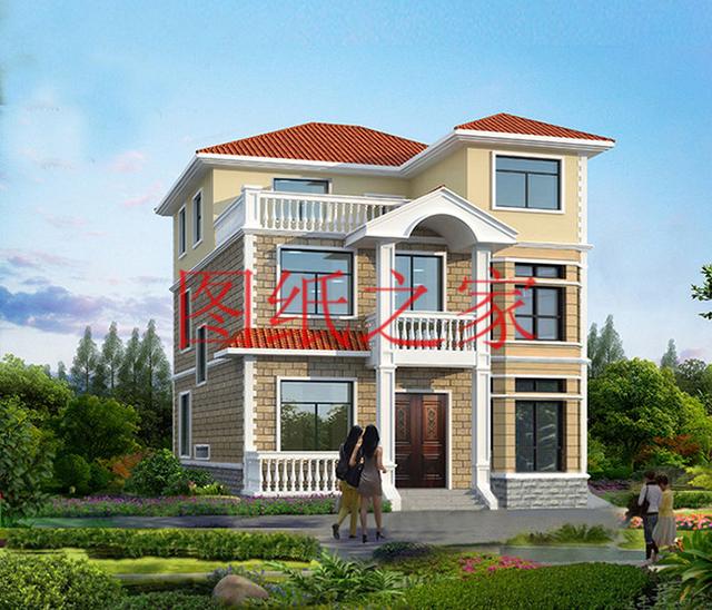 5套三層別墅設計圖，新穎的外觀設計，布局合理！