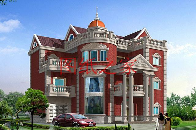 5套三層別墅設計圖，新穎的外觀設計，布局合理！