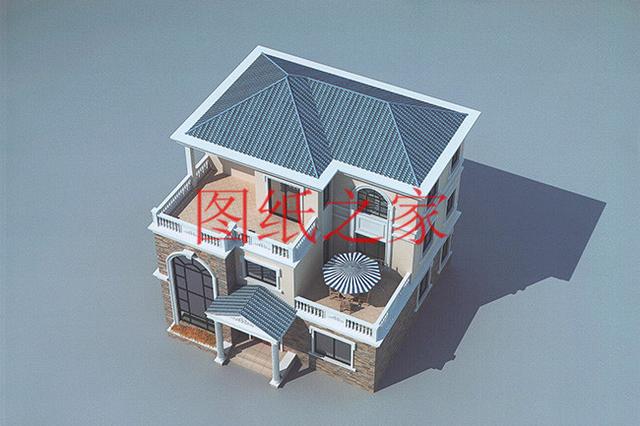 5套三層別墅設計圖，新穎的外觀設計，布局合理！