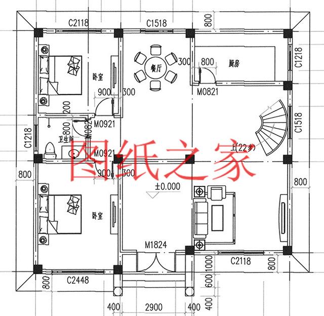 5套三層別墅設計圖，新穎的外觀設計，布局合理！