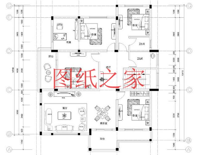 5套三層別墅設計圖，新穎的外觀設計，布局合理！