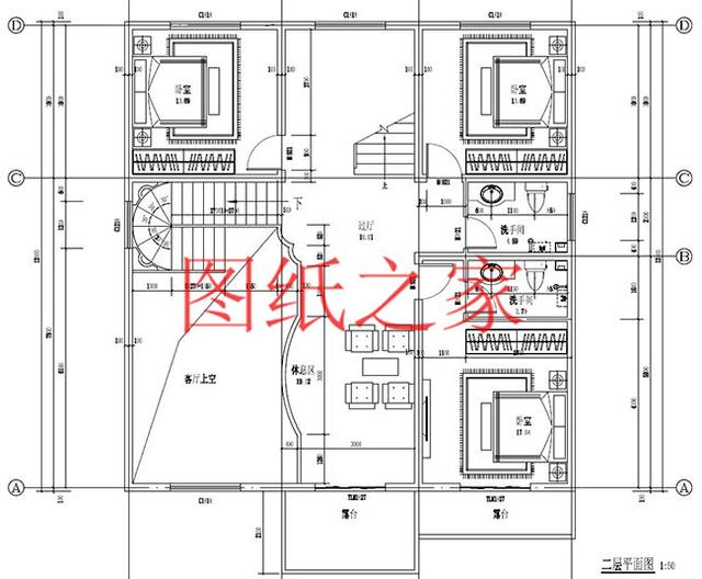 5套三層別墅設計圖，新穎的外觀設計，布局合理！