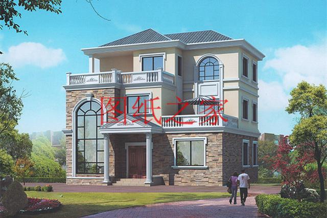 5套三層別墅設計圖，新穎的外觀設計，布局合理！