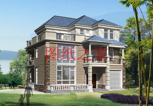 5套三層別墅設計圖，新穎的外觀設計，布局合理！