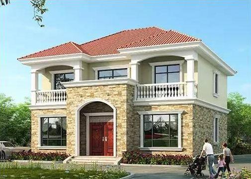 磚混結構兩層自建房，新型農村建筑，您的首選！