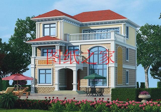 6套三層別墅設計圖，時尚外觀，建成就是一道亮麗的風景線