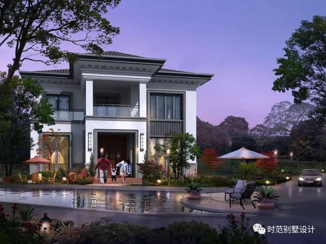 小戶型新中式別墅設計圖，外觀精美，功能齊全，快來選購把！