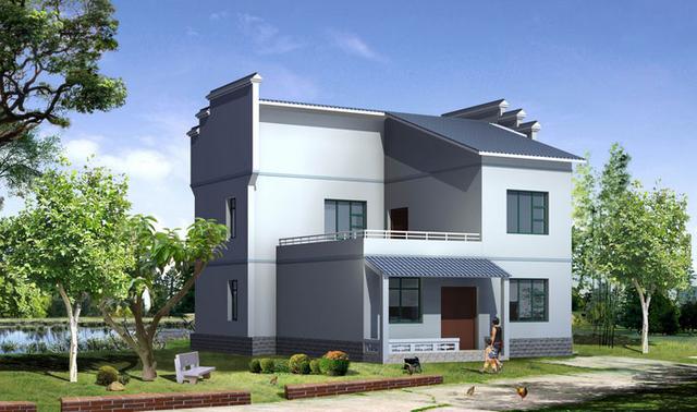 3套霸氣別墅設計圖，色彩清新淡雅，空間利用率高。