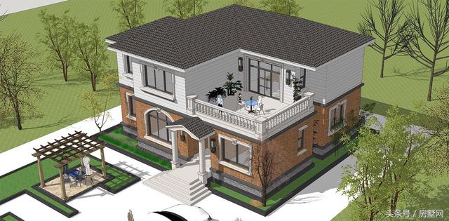 浪漫主義的簡歐別墅設計圖，心向往之......