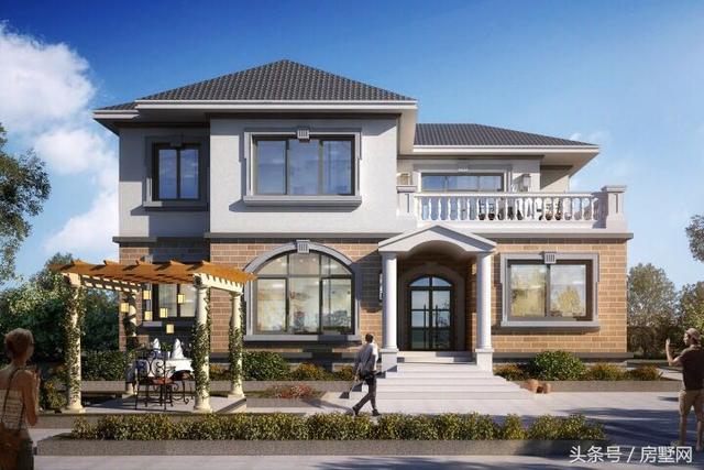 浪漫主義的簡歐別墅設計圖，心向往之......