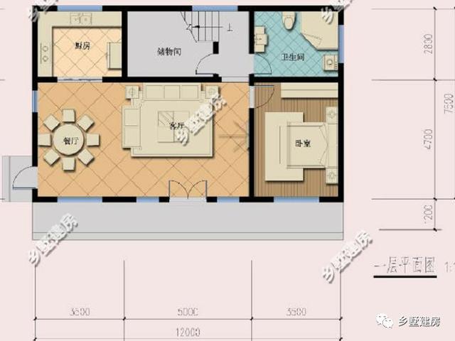 農村別墅設計圖，改善婆媳關系，讓婆婆合不攏嘴