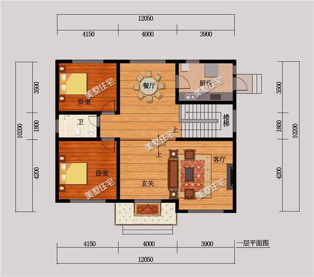 簡歐別墅設計圖，大露臺設計，適合您的選擇！