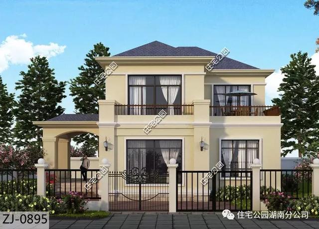 13×15米現代風格別墅設計圖，盡享田園生活